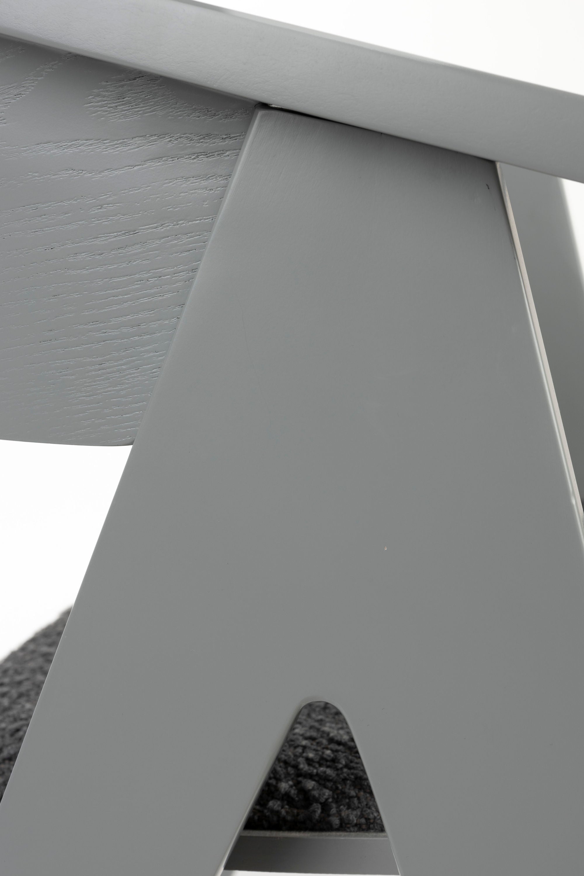 Zuiver Ndsm Grey Ash Wood Curved Dining Chair